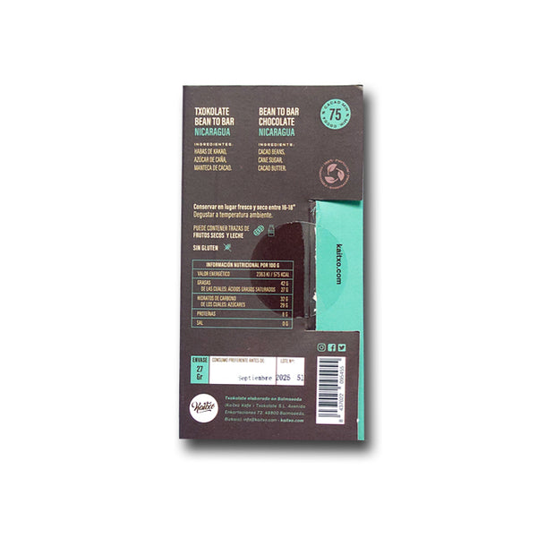 Nicaragua El Castillero 75% (27g)