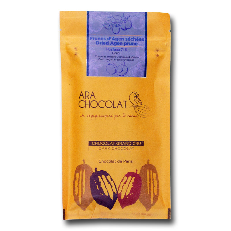 Peru Chocolate 70% with dried Agen Prune