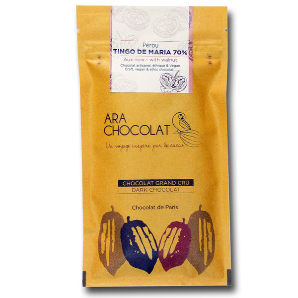 Peru Chocolate 70% with Walnuts
