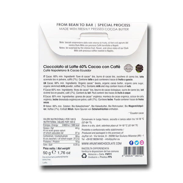 Caffè Napoli Dark Milk Chocolate 60%