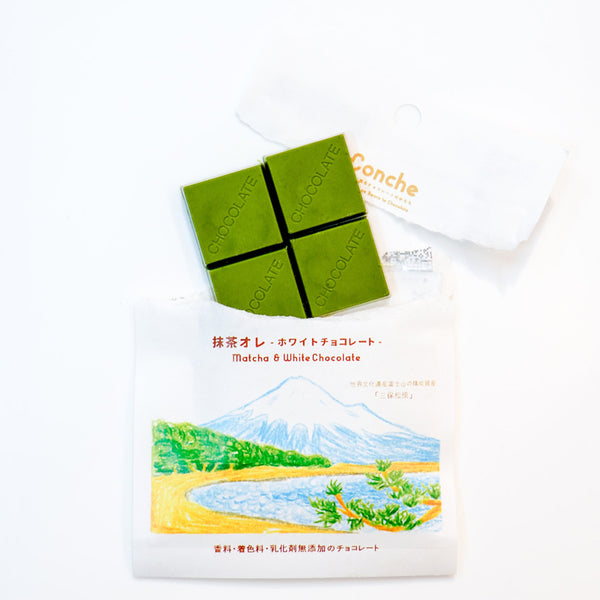 Shizuoka Matcha White Chocolate 静岡抹茶オレチョコレート／タブレット