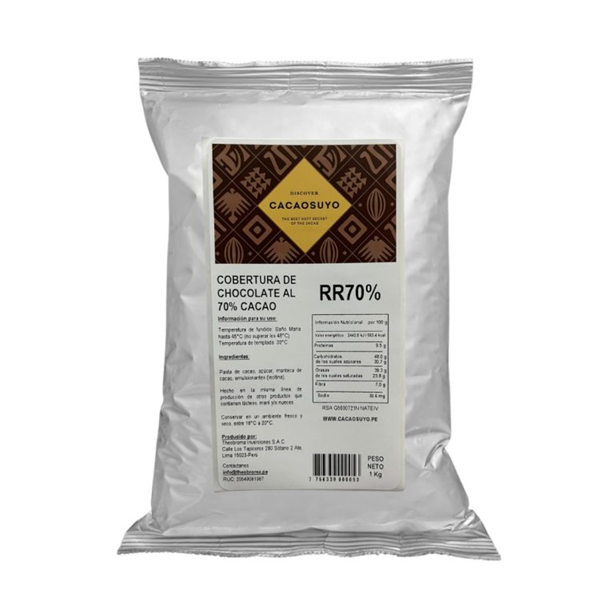 Rupa Rupa dark chocolate couverture 70% (1 kg) – Cult de Choco