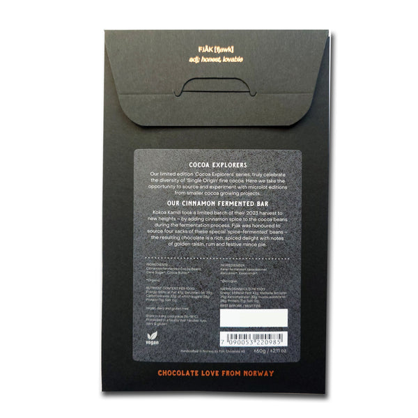 70% Dark Tanzania (Cinnamon Fermented)