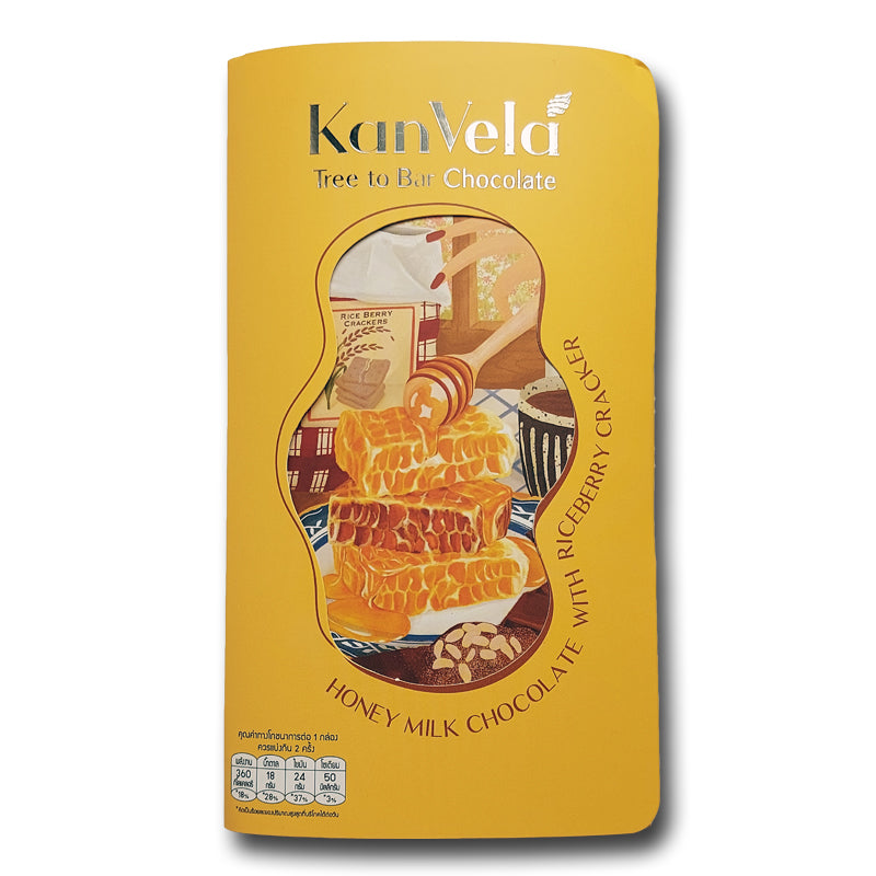 Honey Milk Chocolate with Riceberry cracker 50%