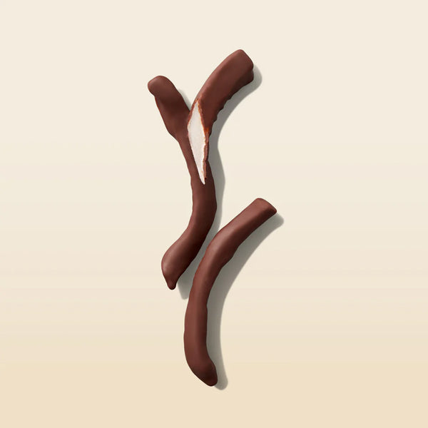 Dried Coconut coated in Dark Chocolate