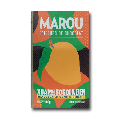 Dried Mango coated in Dark chocolate