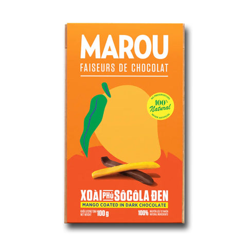 Dried Mango coated in Dark chocolate