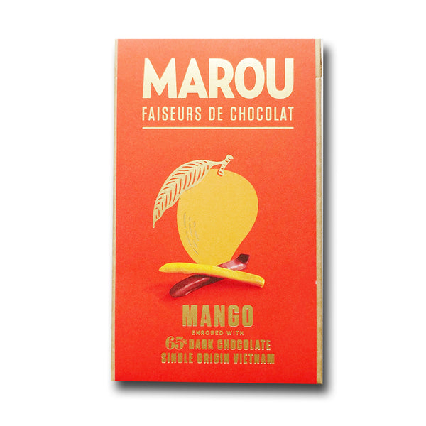 Dried Mango coated in Dark chocolate