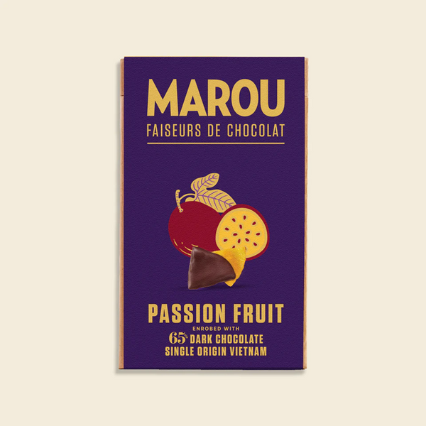 Passion Fruit coated in Dark Chocolate