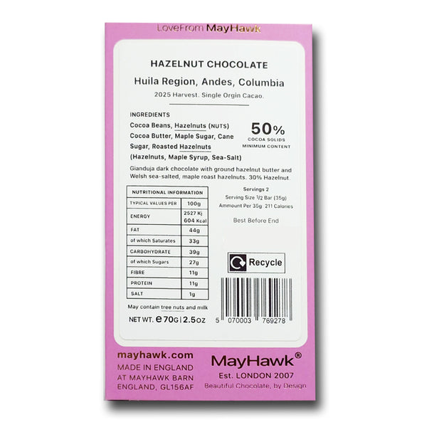 Hazelnut Chocolate 50%