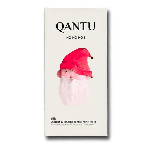 HOHOHO Milk Chocolate 45% (Black Walnut and Cranberries)