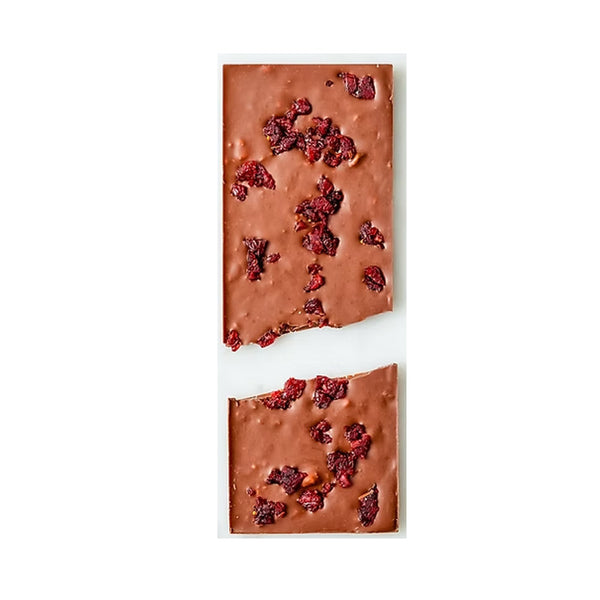 HOHOHO Milk Chocolate 45% (Black Walnut and Cranberries)