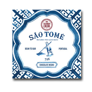 Sao Tome 72% + Fleur du Sel (Sea Salt)