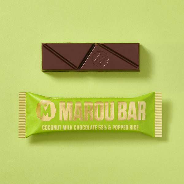 Coconut Milk Chocolate 53% & Popped Rice